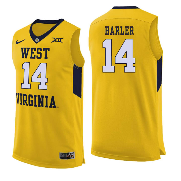 West Virginia Mountaineers 14 Chase Harler Yellow College Basketball Jersey Dzhi,We sell and wholesale West Virginia Mountaineers 14 Chase Harler Yellow College Basketball Jersey Dzhi on line form chian!